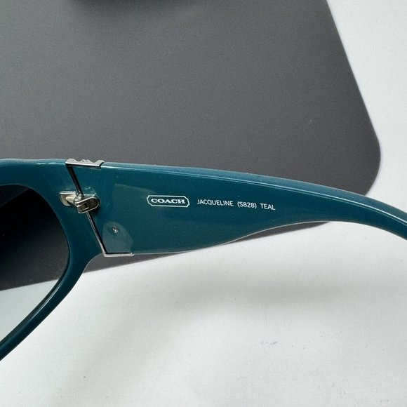 Coach Jacqueline S 828 TEAL Sunglasses With Coach Case main image 13